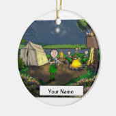 ガールスカウト セラミックオーナメント (左)