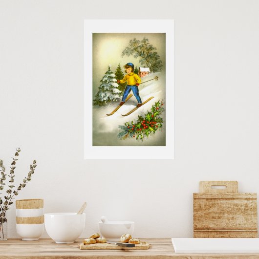 ガールスキー ポスター (キッチン)