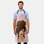 ガールスケッチ エプロン (着用した状態)