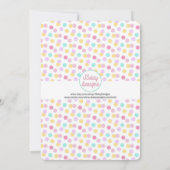 ガールスケートバースデーパーティーへの招待 招待状 (裏面)