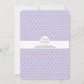 ガールスケートバースデーパーティー 招待状 (裏面)