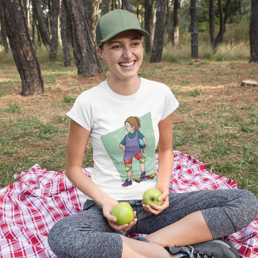 ガールスケートボーダーTシャツ Tシャツ