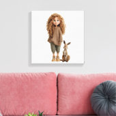 ガールスタイル キャンバスプリント (インサイチュ (リビング))