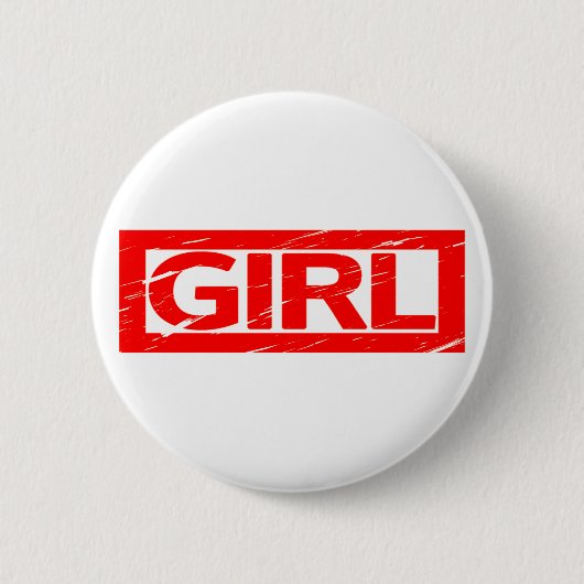 ガールスタンプ 缶バッジ (正面)