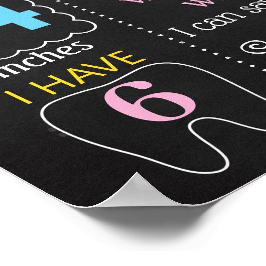 ガールスタージージングキラキラ小さなスター誕生日 ポスター (角)