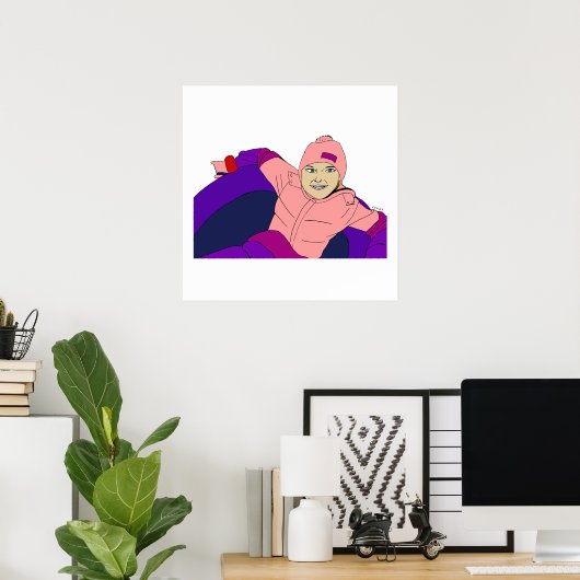 ガールスノウチューブ ポスター (ホームオフィス)