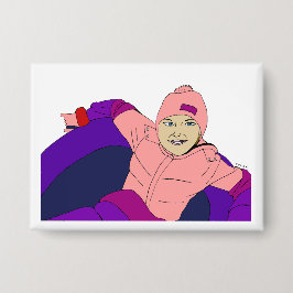 ガールスノウチューブ 缶バッジ