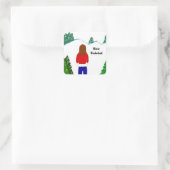 ガールスノーウィーウィンターワンダーランド スクエアシール (バッグ)