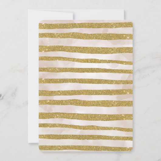 ガールスパメイクアップバースデーパーティー 招待状 (裏面)