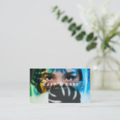 ガールスモークヴァップショップビジネスカード 名刺 (スタンド正面)