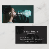 ガールスモークヴァップショップビジネスカード 名刺 (正面/裏面)