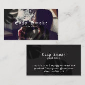 ガールスモークヴァップショップビジネスカード 名刺 (正面/裏面)