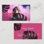 ガールスモークヴァップショップビジネスカード 名刺 (正面/裏面)