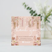 ガールスランバーパーティーボヘミアンサンキューカード サンキューカード (スタンド正面)