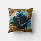 ガールスリーピングトゥブックス勉強 クッション (裏面)