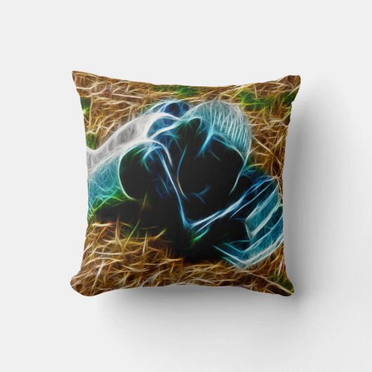 ガールスリーピングトゥブックス勉強 クッション (正面)