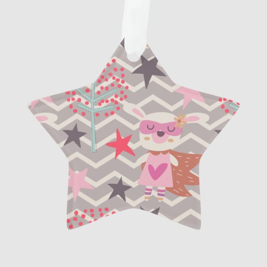 ガールスーパーヒーローバニー オーナメント (裏面)