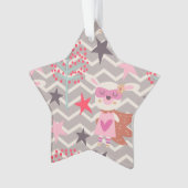 ガールスーパーヒーローバニー オーナメント (正面)