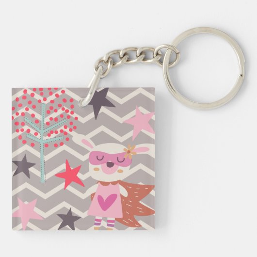 ガールスーパーヒーローバニー キーホルダー (裏面)