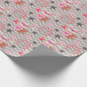 ガールスーパーヒーローバニー ラッピングペーパー (角)