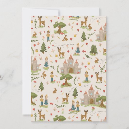 ガールズお洒落フェアリータリー子供の誕生日 サンキューカード (裏面)