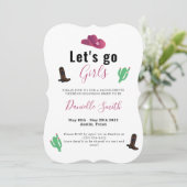 ガールズが行こう テキサス州オースティン コウガール ブライズゲットウェイ 招待状 (スタンド正面)