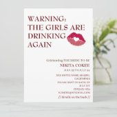 ガールズはまた飲んでいる！独身最後の週末 招待状 (スタンド正面)