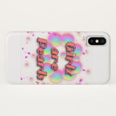 ガールズは真珠 Case-Mate iPhoneケース (裏面(横))