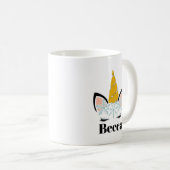 ガールズアイスクイーンユニコーンジェムズ名前をカスタムするクリスマス コーヒーマグカップ (正面右)