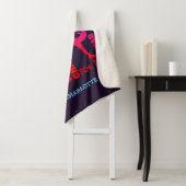 ガールズアイススケートで滑るテーマカラフルドおもしろい シェルパブランケット (インサイチュ)