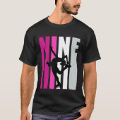 ガールズアイススケートで滑る誕生日9thアイススケータークイーンフィ tシャツ (正面)