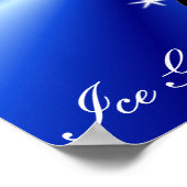 ガールズアイス姿スケートで滑るポスター ポスター (角)