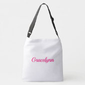 ガールズアイラブジムティックストート クロスボディバッグ (裏面)