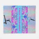 ガールズアイラブジムティックスフリースブランケット フリースブランケット (正面(横))