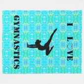 ガールズアイラブジムティックスフリースブランケット フリースブランケット (正面(横))