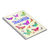 ガールズアカラフルートバタフライイザベラ ノートブック (右側)