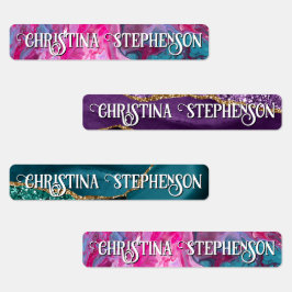 ガールズアガテマーブルスクールネームデイサービスチルドケア ラベル