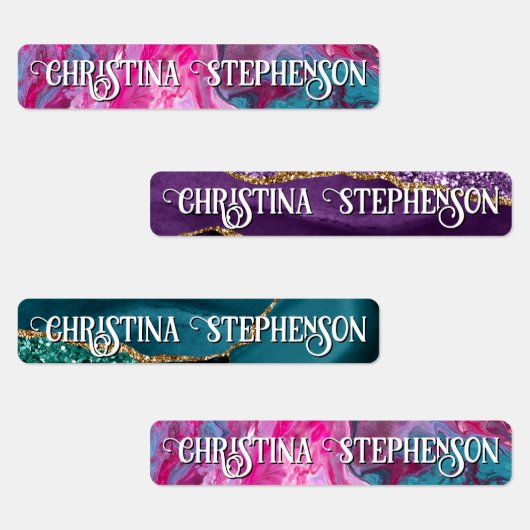 ガールズアガテマーブルスクールネームデイサービスチルドケア ラベル (グループ)