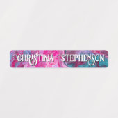 ガールズアガテマーブルスクールネームデイサービスチルドケア ラベル (デザイン1)