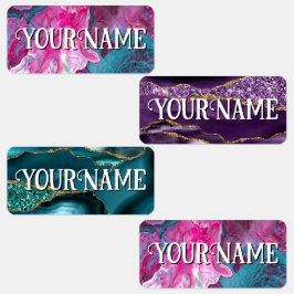 ガールズアガテマーブルスクールネームデイサービスチルドケア ラベル