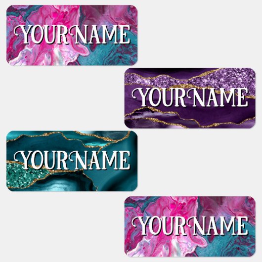 ガールズアガテマーブルスクールネームデイサービスチルドケア ラベル (グループ)