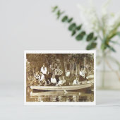 ガールズアットキャンプインローボートヴィンテージ ポストカード (スタンド正面)