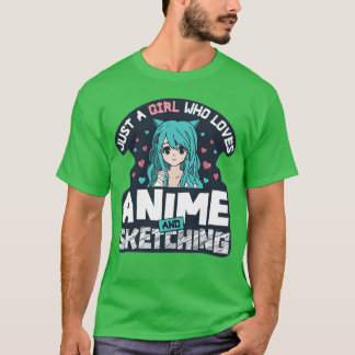 ガールズアニメのヴィンテージ Tシャツ