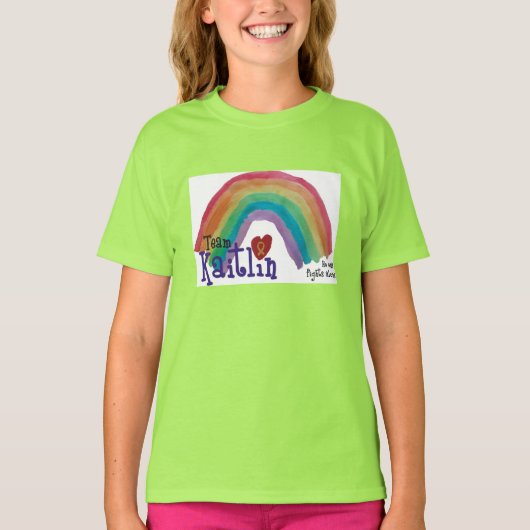 ガールズアメリカンアパレルチームKaitlin Tシャツ (正面)