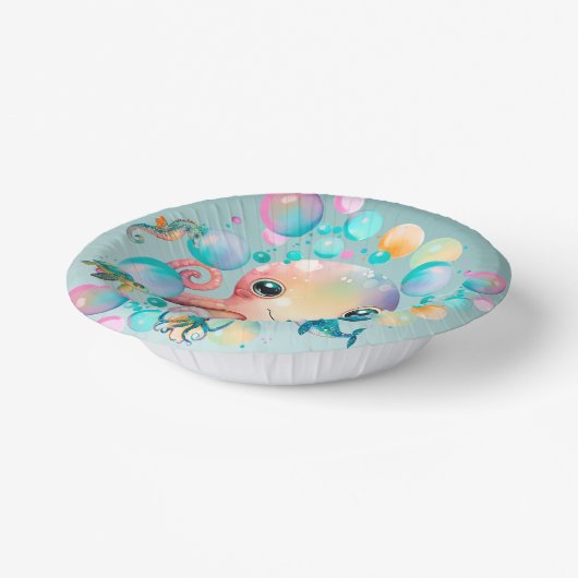 ガールズアンダーザシーバースデーパーティー用品 ペーパーボウル (傾斜あり)