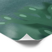 ガールズアンダーシーシール海誕生日ウェルカムサイン ポスター (コーナー)