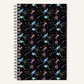 ガールズアーチェリー – ガーリーハートスターズ射手 ノートブック (正面)