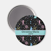 ガールズアーチェリー – ガーリーハートスターズ射手 マグネット (正面/裏面)