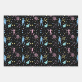 ガールズアーチェリー – ガーリーハートスターズ射手 ラッピングペーパーシート (正面3)