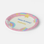 ガールズイットフポップ・アートのィードジェ誕生日 ペーパープレート (アングル)